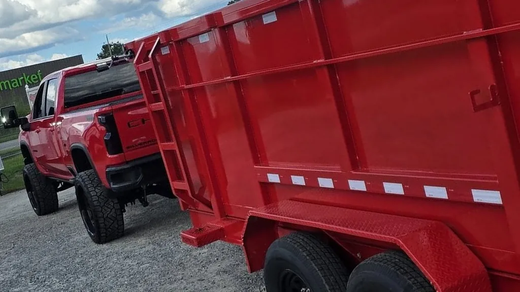 Southern Landscape Delivery dumpster trailer